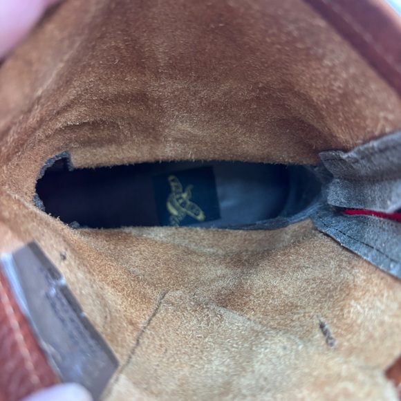 Freebird by Steven Tan/Brown Leather Block Heel Zipper Ankle Boots 8 - Picture 11 of 11